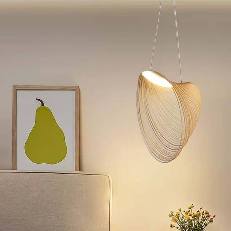 Antizer Art Irregular Wooden Deco Pendant Light