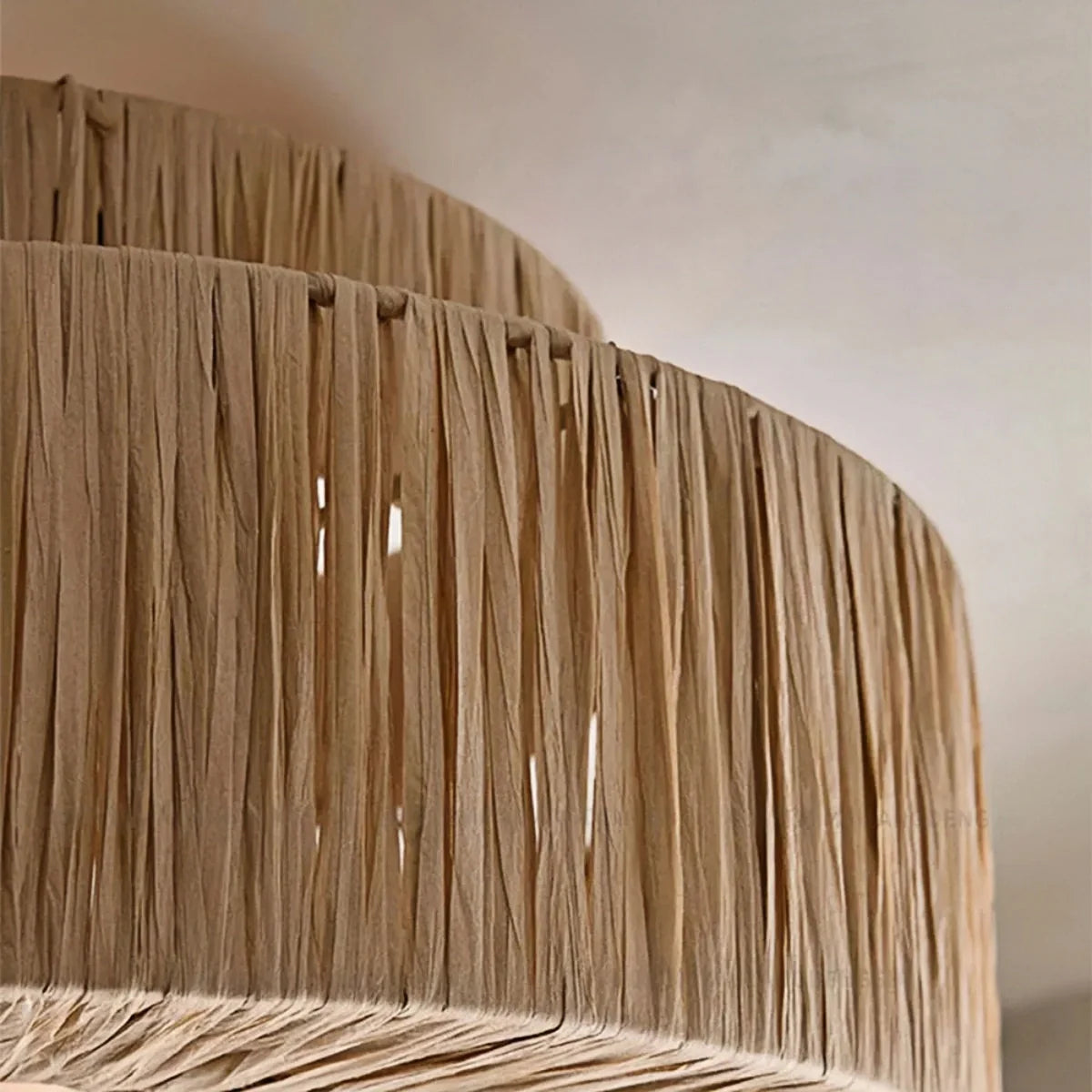 Antizer Rustic Paper Streamer Pendant Light