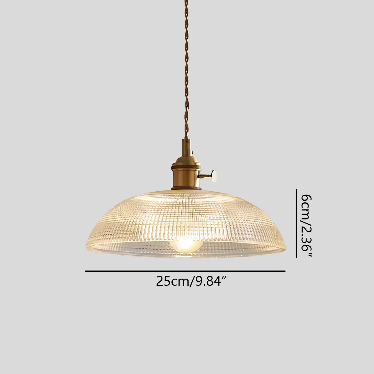 nordic glass pendant light