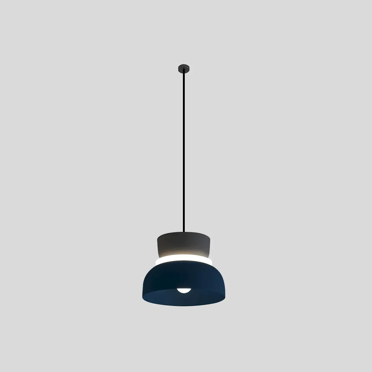 Antizer Macaron Pendant Light for Dining Room Large - Gray and Navy