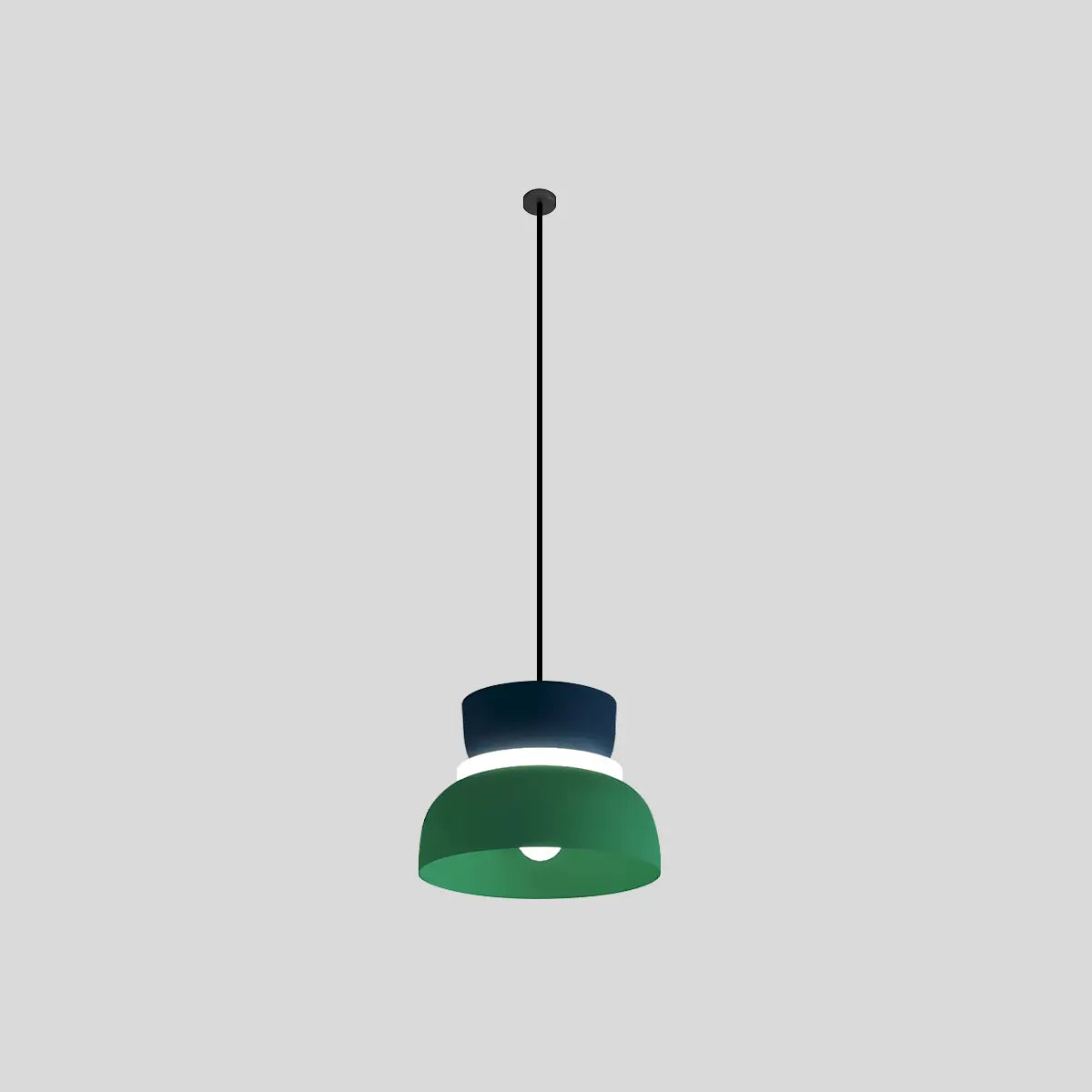 Antizer Macaron Pendant Light for Dining Room Large - Navy and Green
