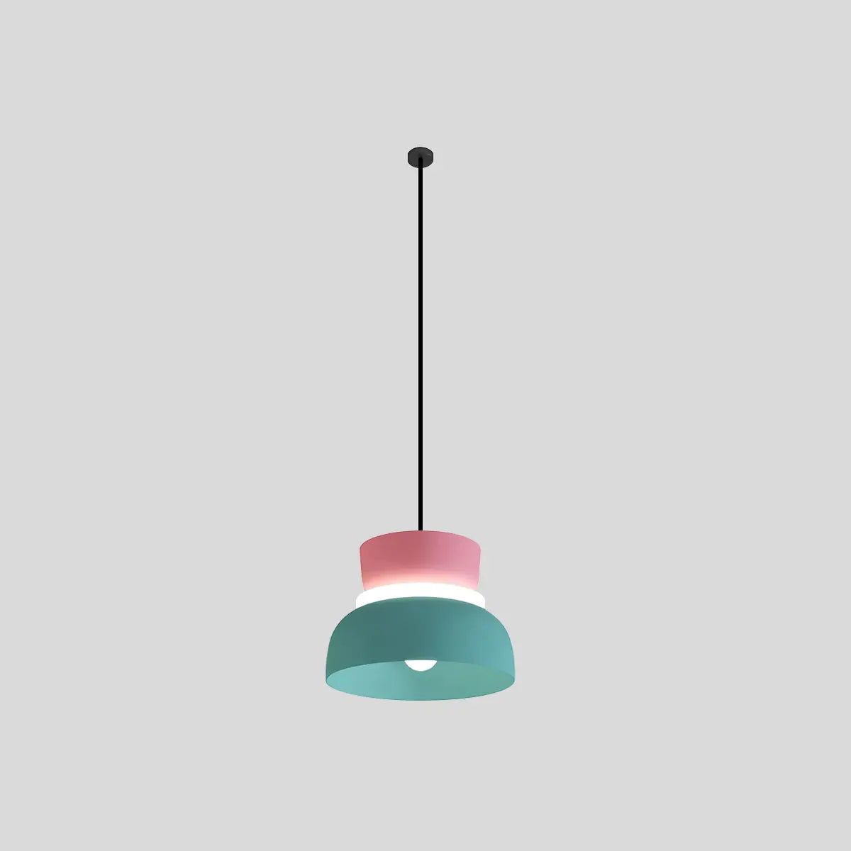 Antizer Macaron Pendant Light for Dining Room Large - Pink and Blue