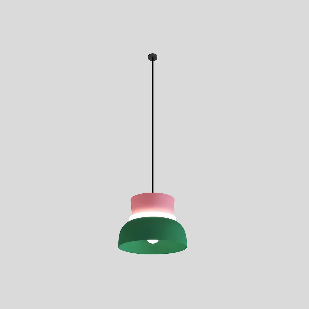 Antizer Macaron Pendant Light for Dining Room Large - Pink and Green