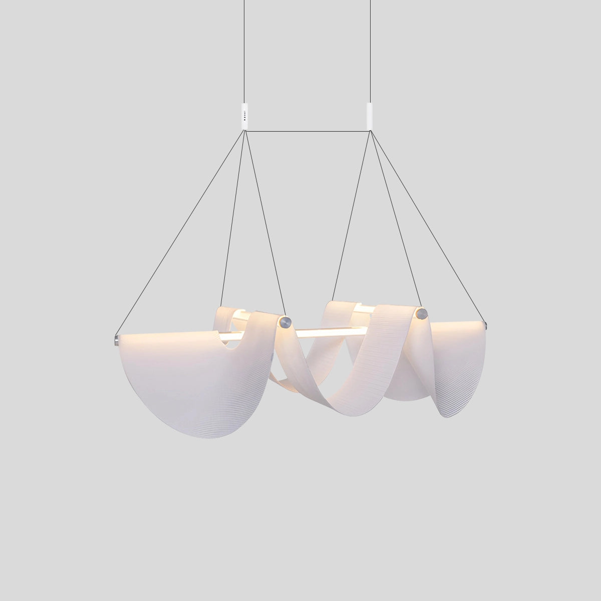 Antizer Moooi Drape Fabric Dining Room Pendant Light Large Warm Light
