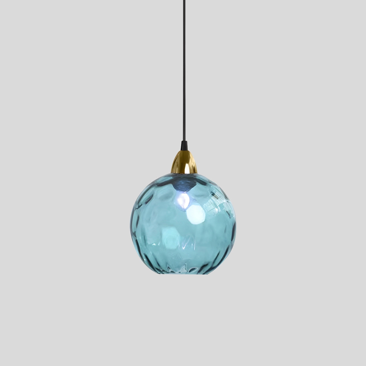 glass globe pendant light