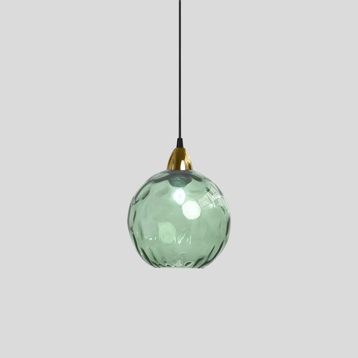 glass globe pendant light