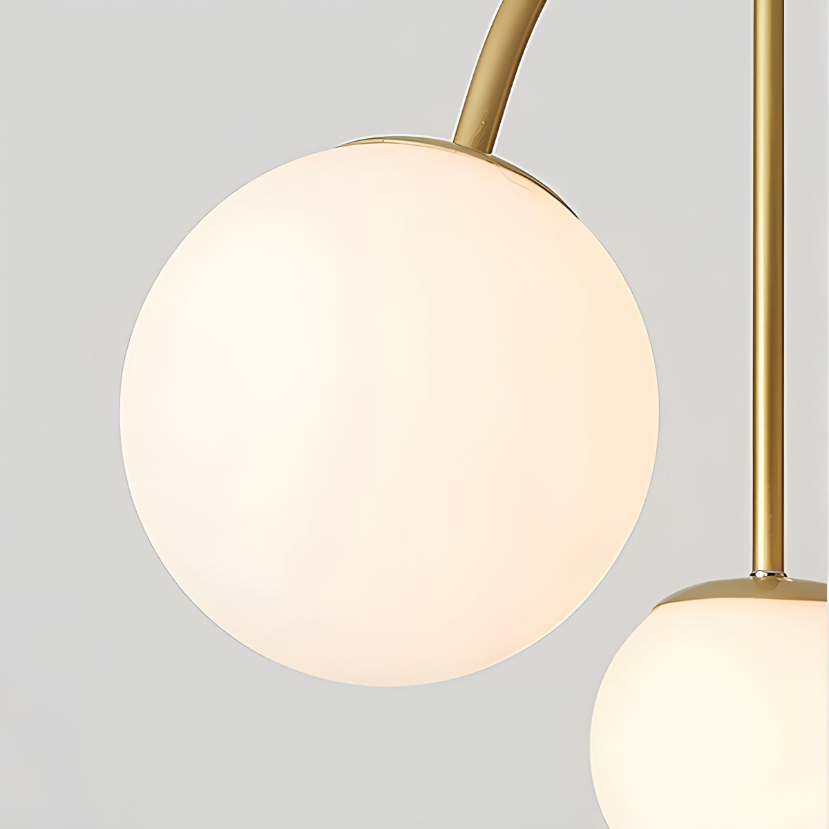 modern glass chandelier