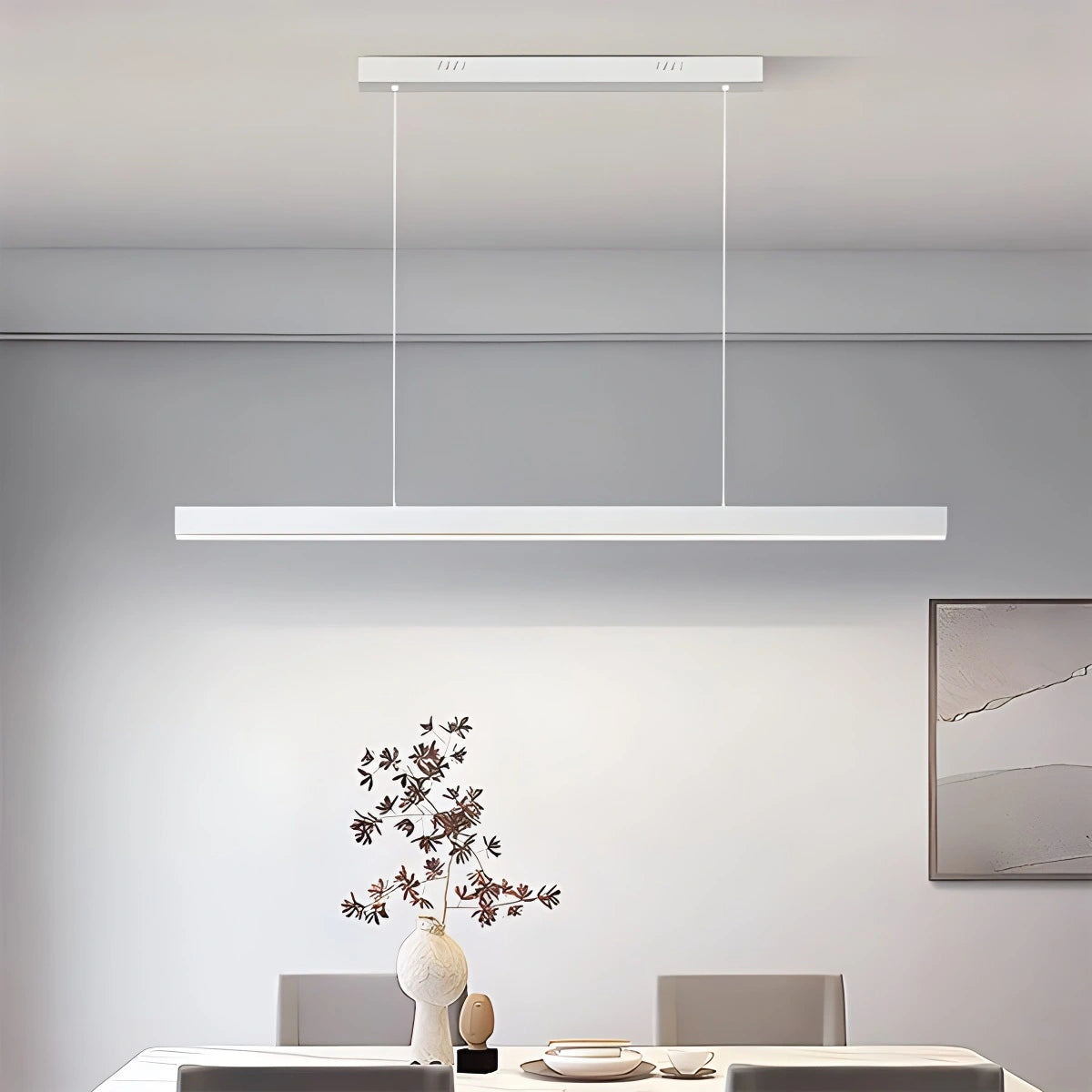 linear pendant light for dining table