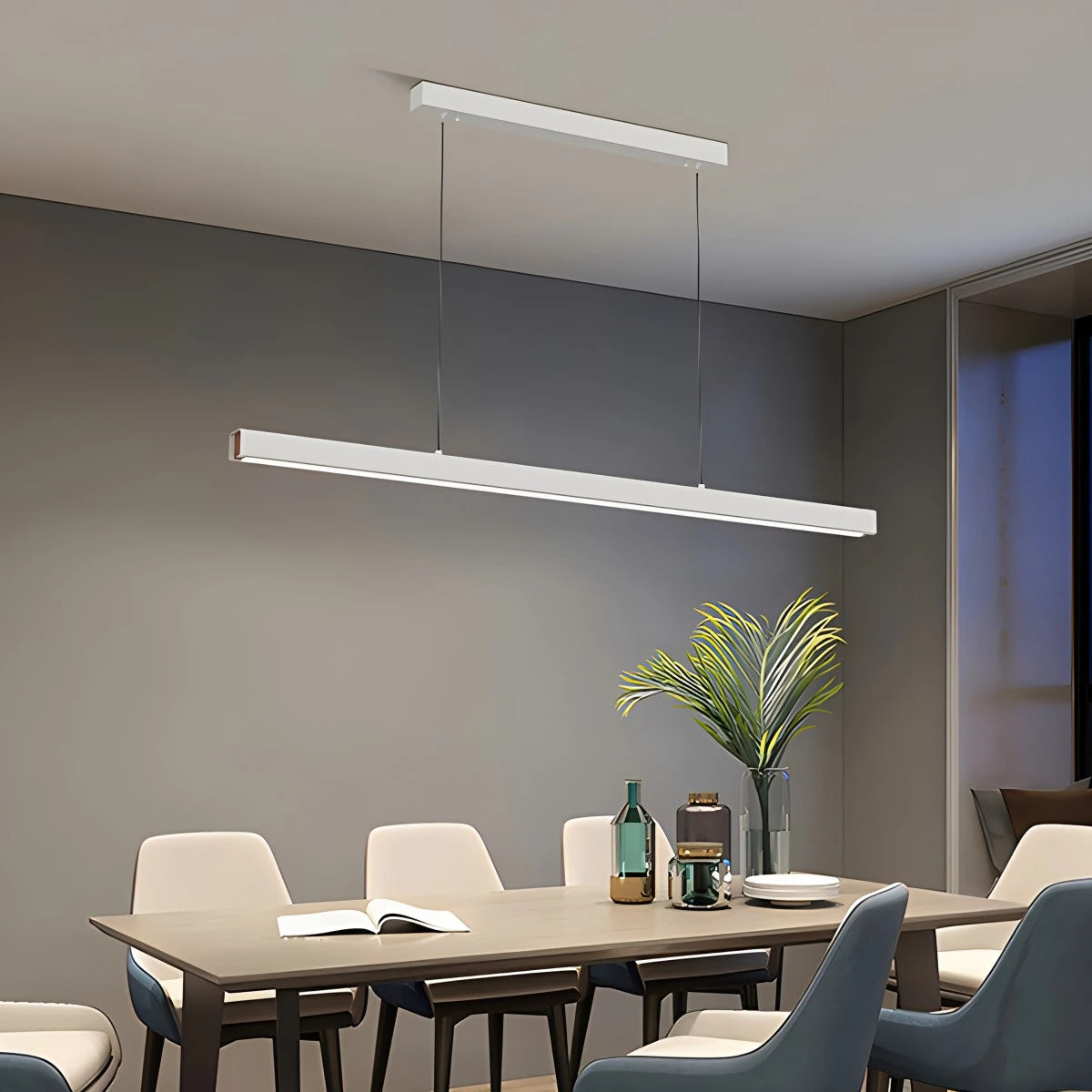linear pendant light for dining table
