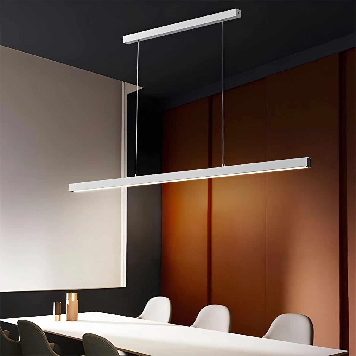 modern led linear pendant light