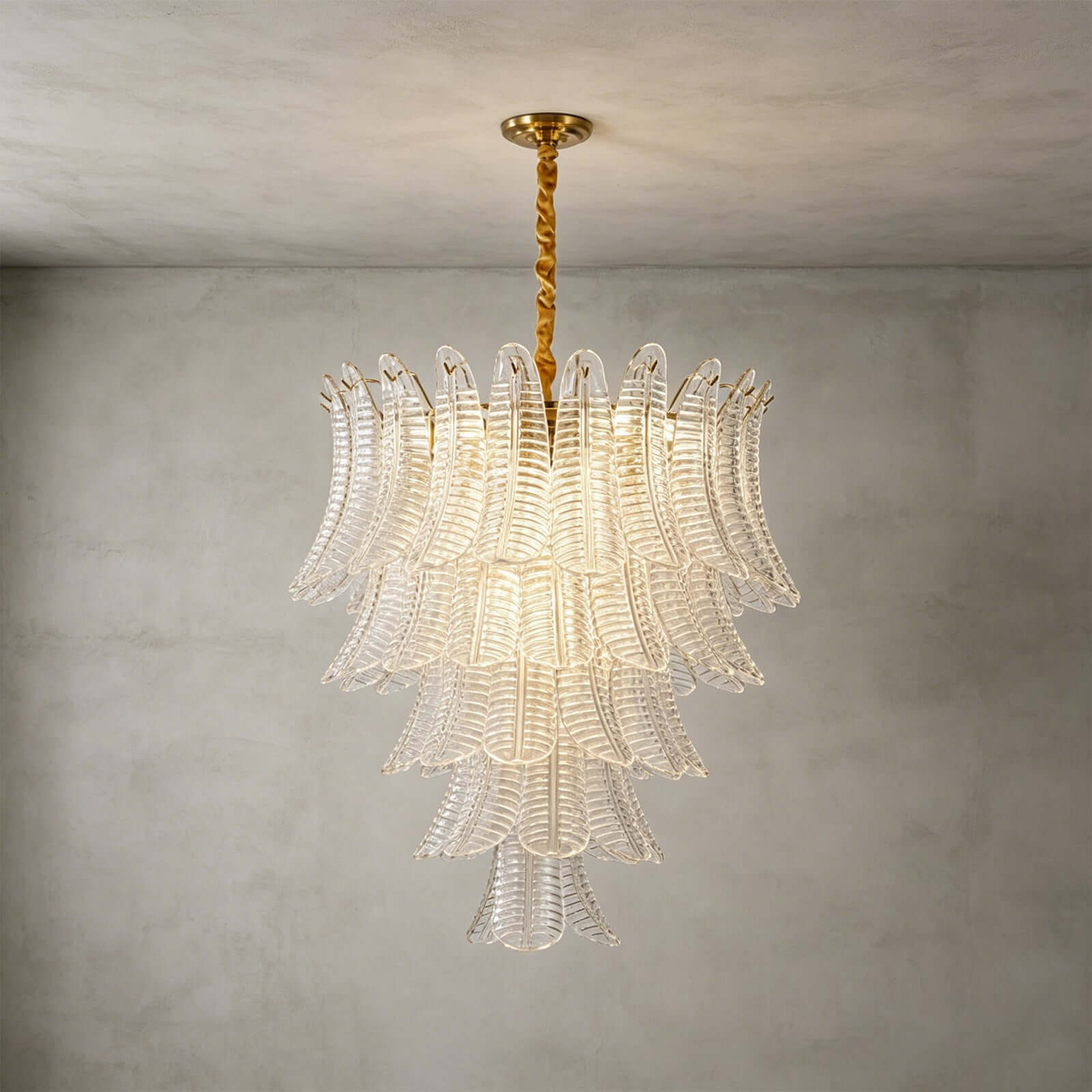Loravia Chandelier | Modern Glass Chandelier for Living Room