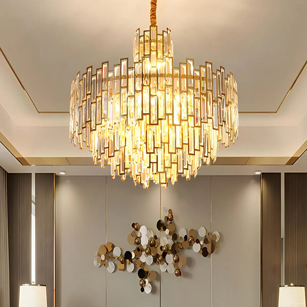 Antizer Lucienne Crystal Chandelier for Living Room