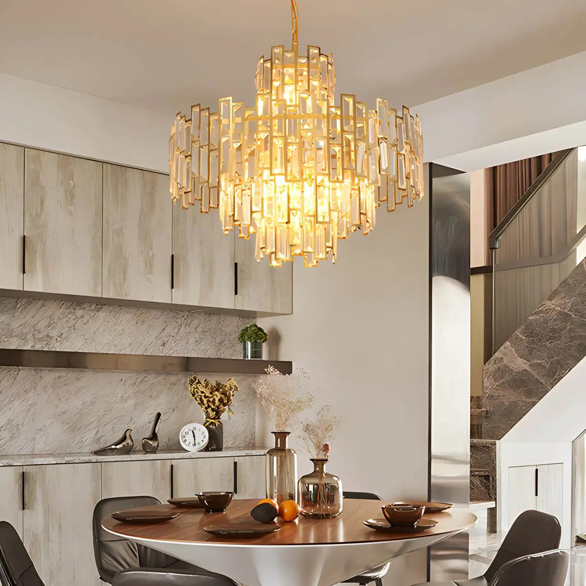 Antizer Lucienne Crystal Chandelier for Living Room