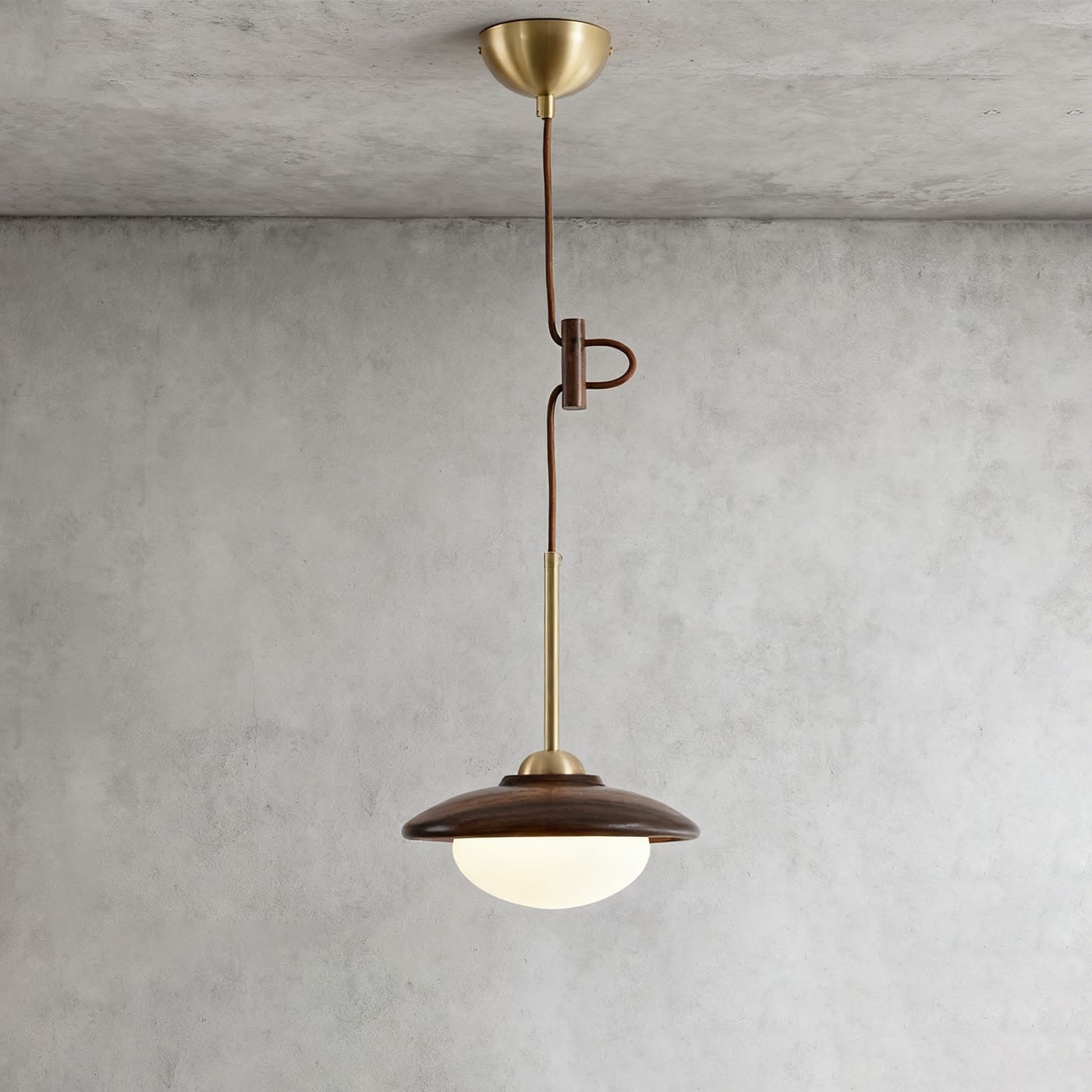 Vorani Pendant Lamp – Nordic Frosted Glass Bedside Light