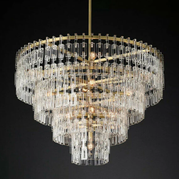 Antizer Marigan Tier K9 Crystal Round Chandelier