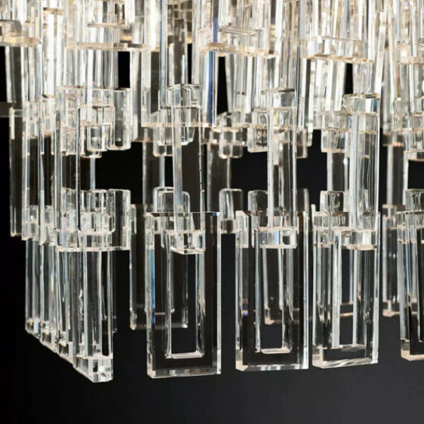 Antizer Marigan Tier K9 Crystal Round Chandelier