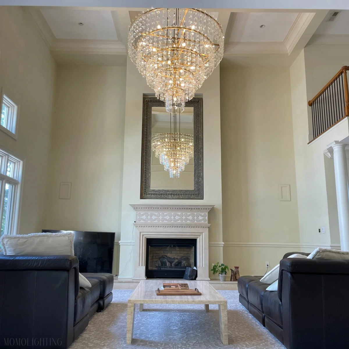 Antizer Marigan Tier K9 Crystal Round Chandelier