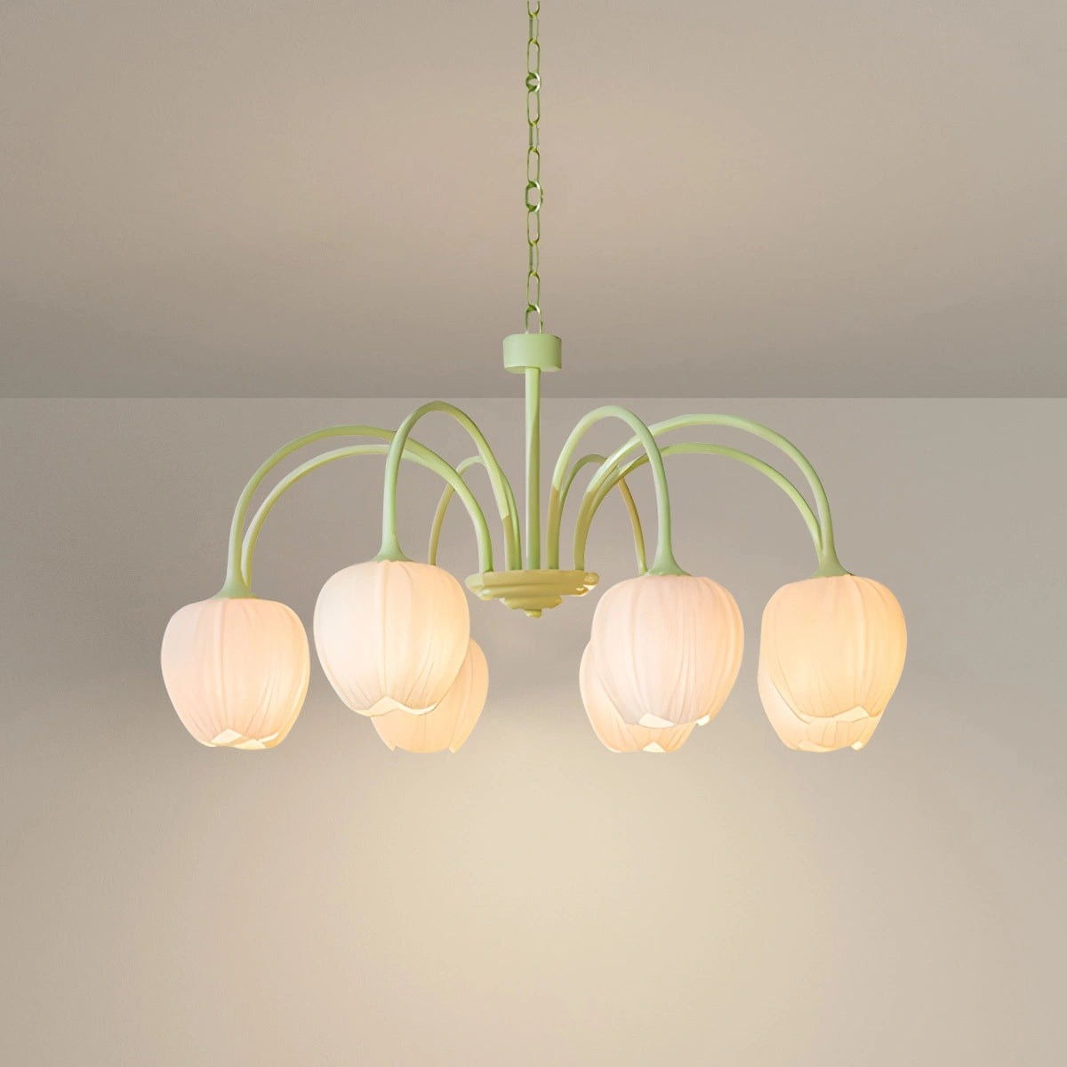 tulip chandelier