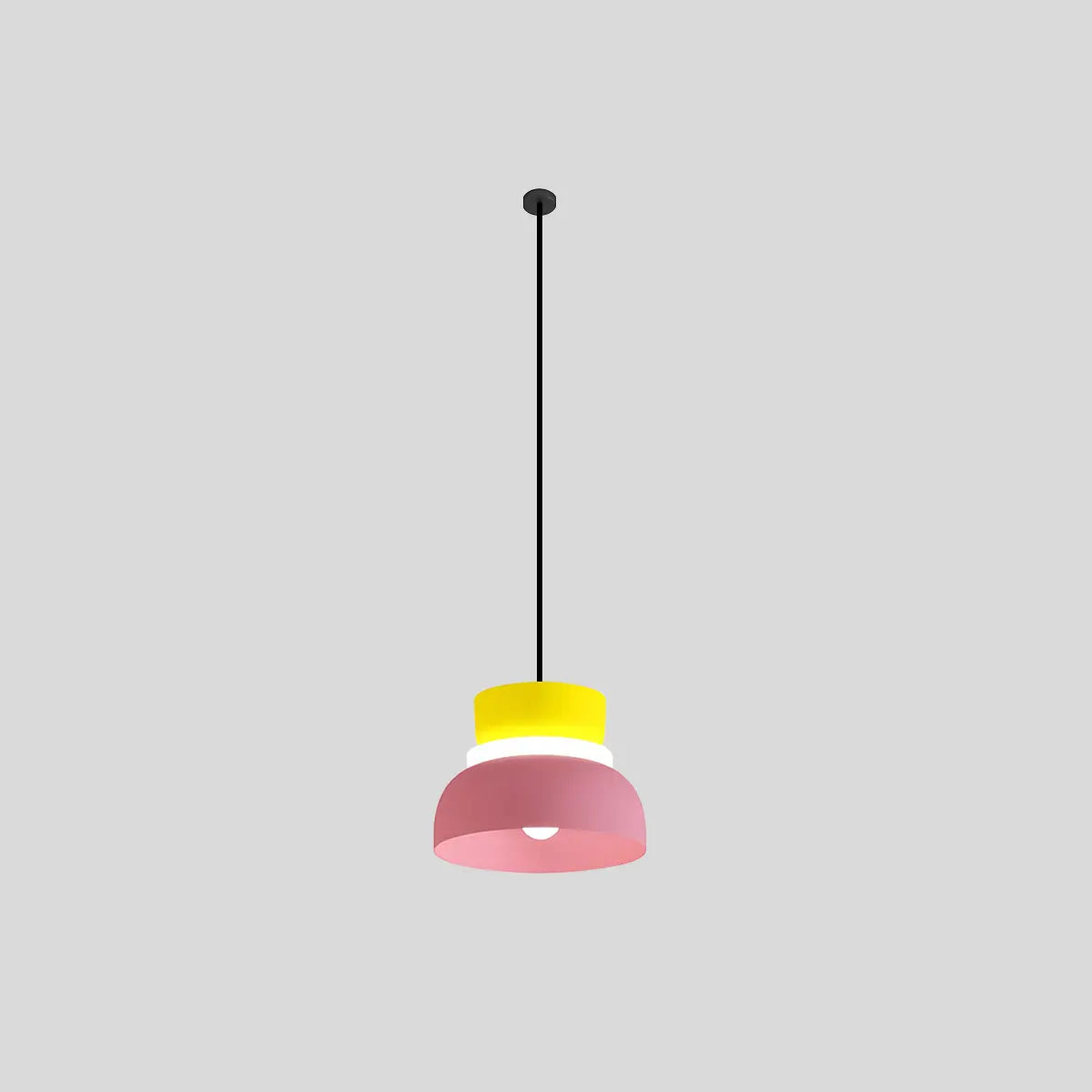 Antizer Macaron Pendant Light for Dining Room Medium - Pink and Yellow
