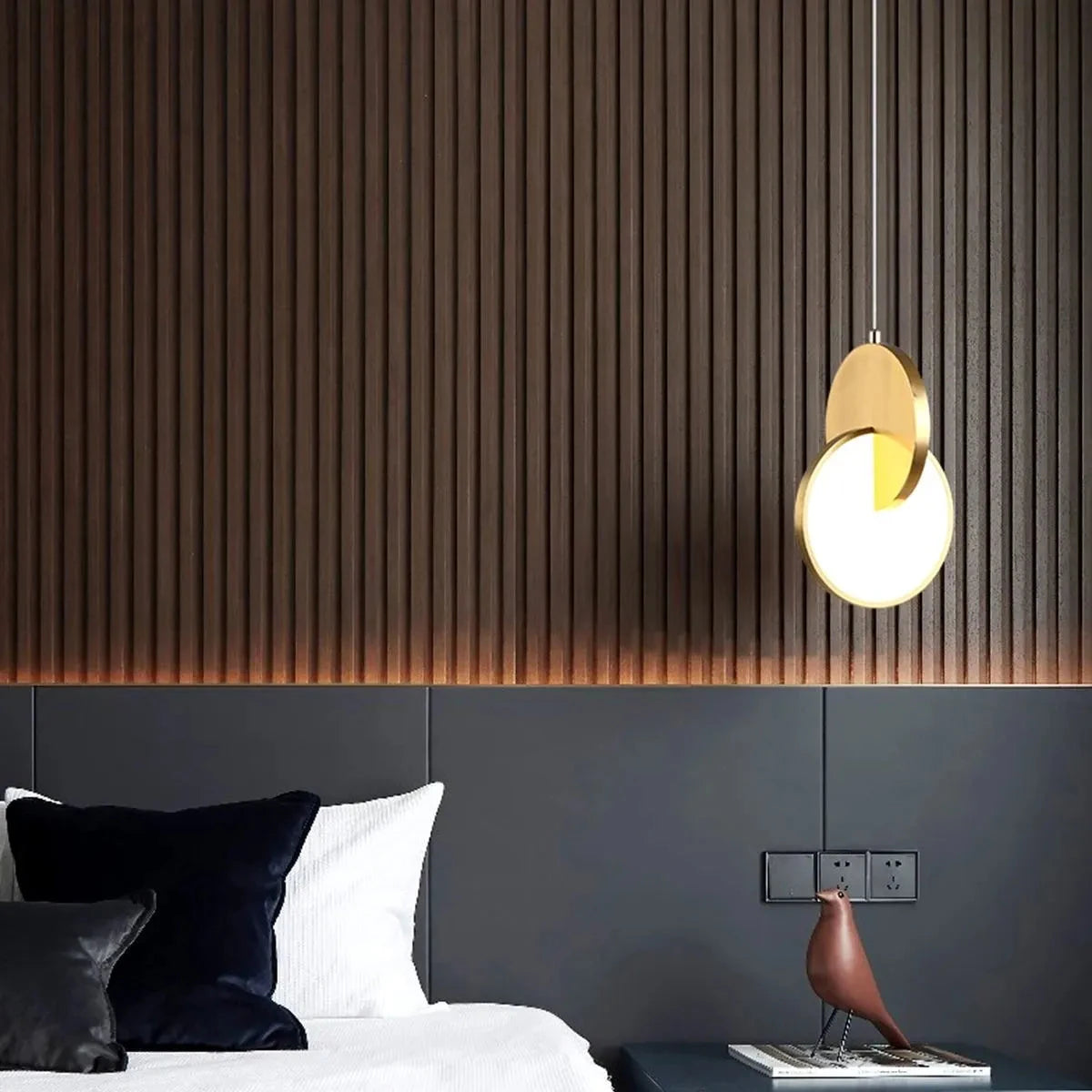 Antizer Minimalist LED Pendant Light for Living Room Kitchen