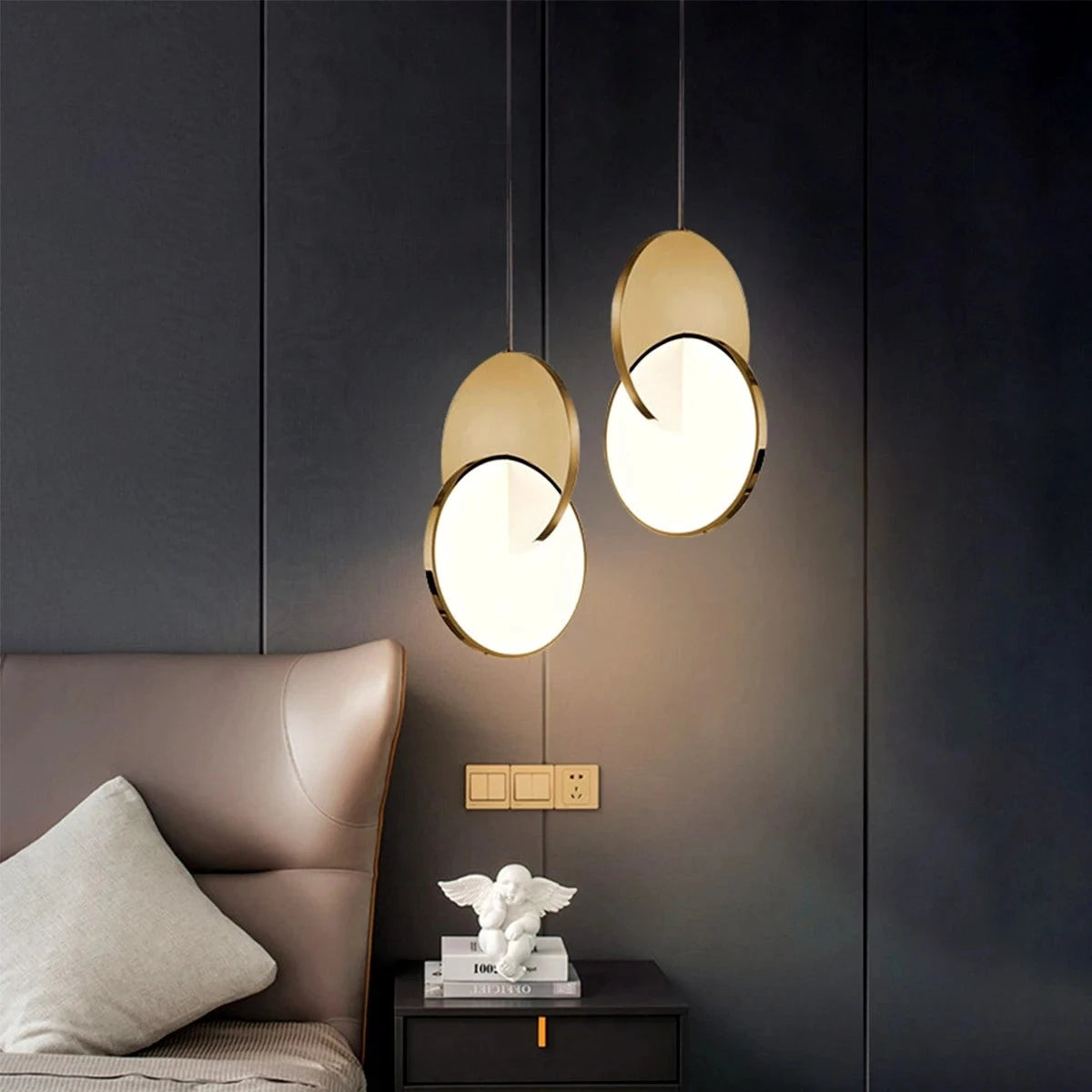 Antizer Minimalist LED Pendant Light for Living Room Kitchen