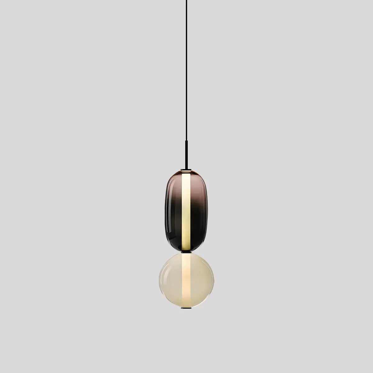 Antizer Candied Glass Pendant Light for Bedroom Model A Remote Control Dimmer