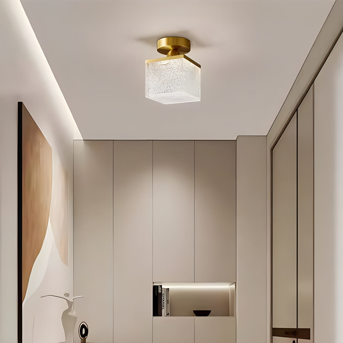 Antizer Modern Cup Crystal Ceiling Lamp