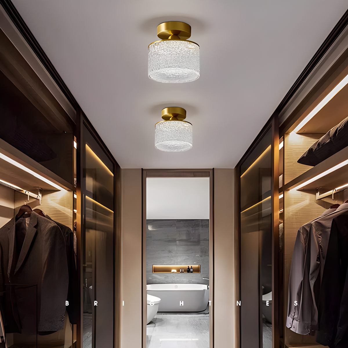 Antizer Modern Cup Crystal Ceiling Lamp