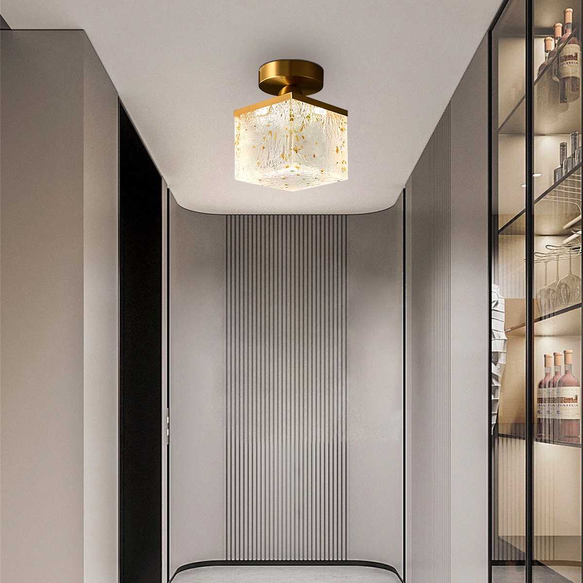 Antizer Modern Cup Crystal Ceiling Lamp