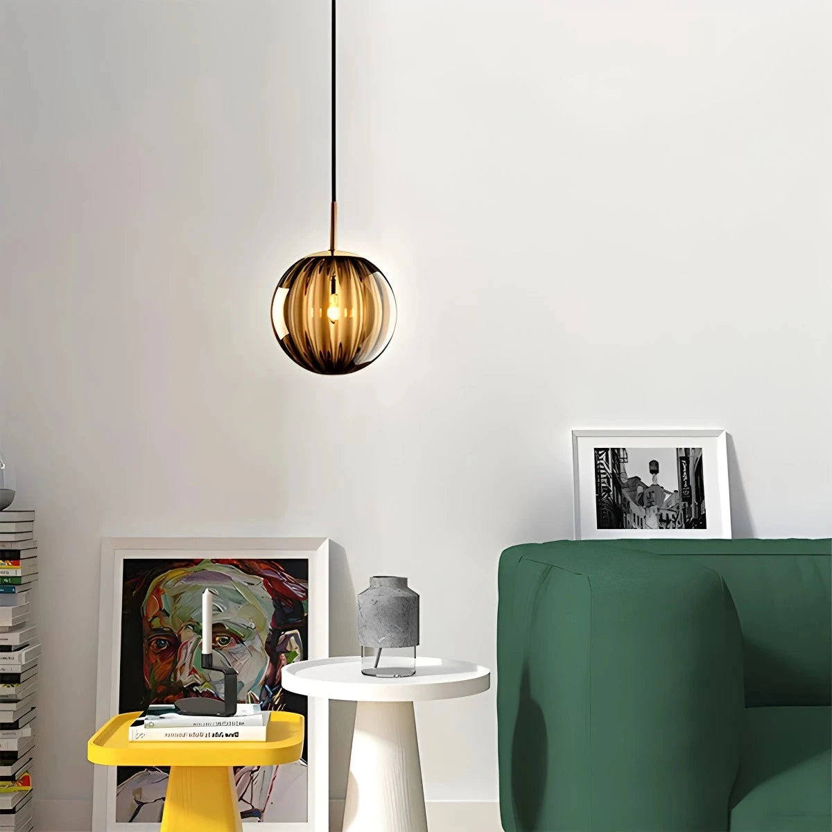 water ripple glass pendant light