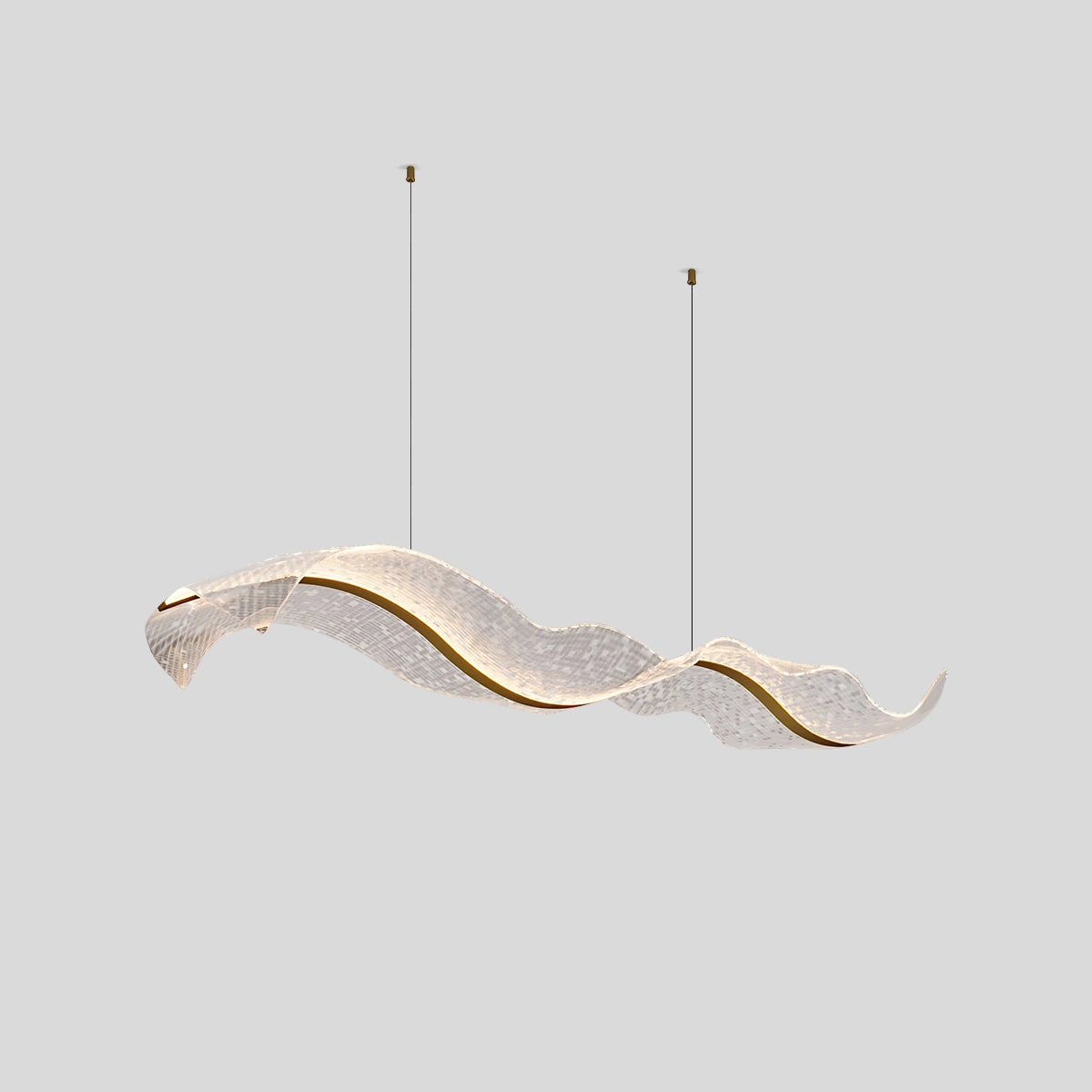 Antizer Modern LED Wave Acrylic Chandelier Mosaic