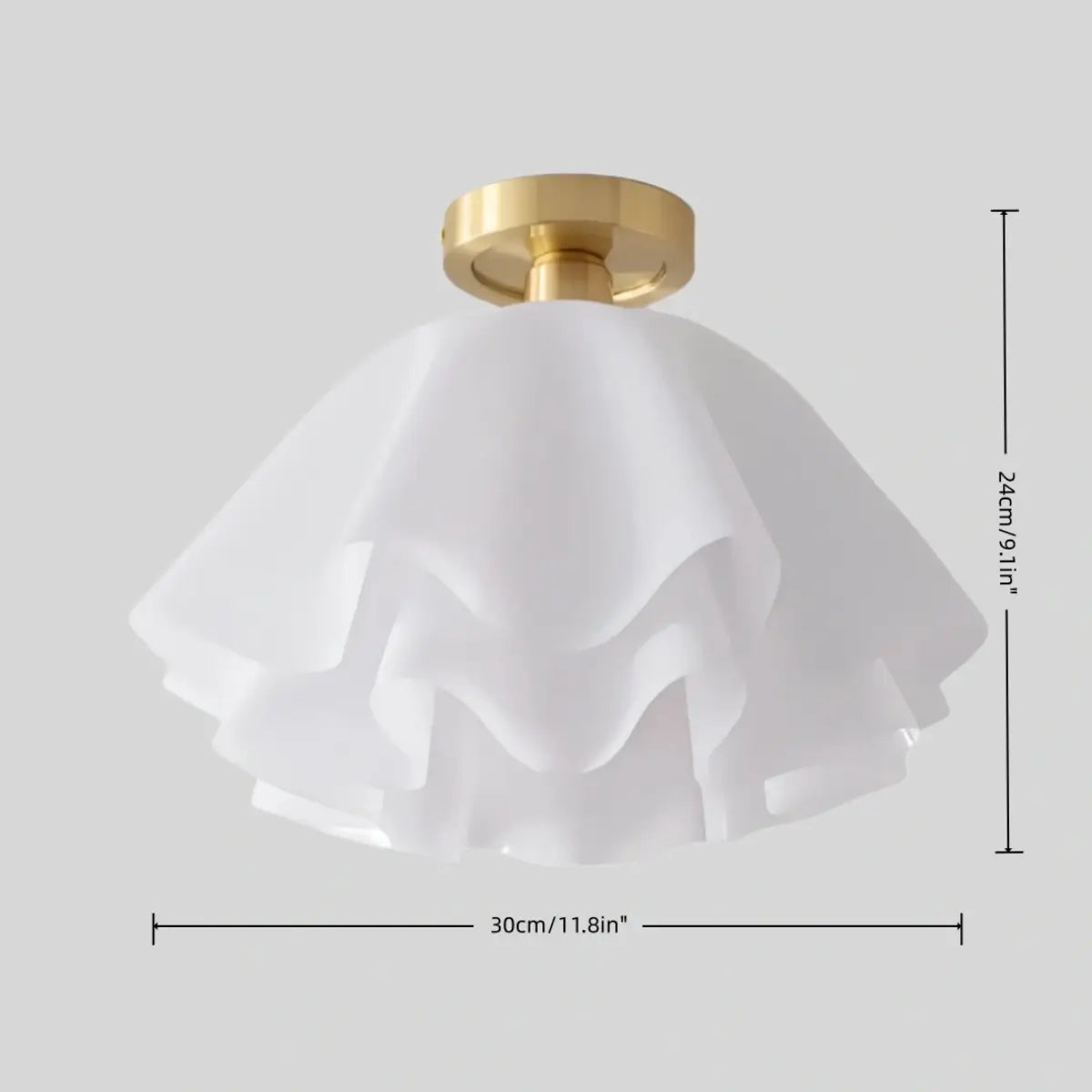 Antizer Modern Acrylic Flower Shape Ceiling Light