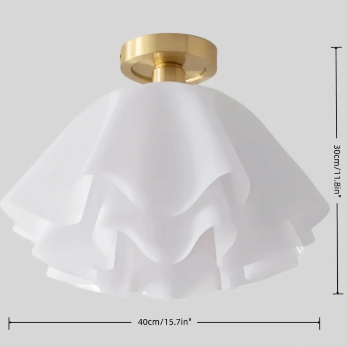 Antizer Modern Acrylic Flower Shape Ceiling Light