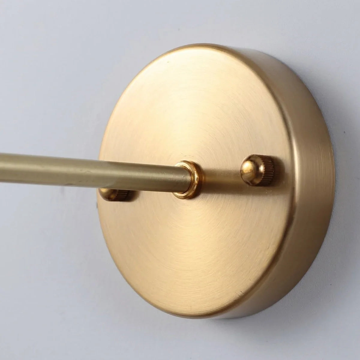 Antizer Vintage Glass Brass Wall Lamp
