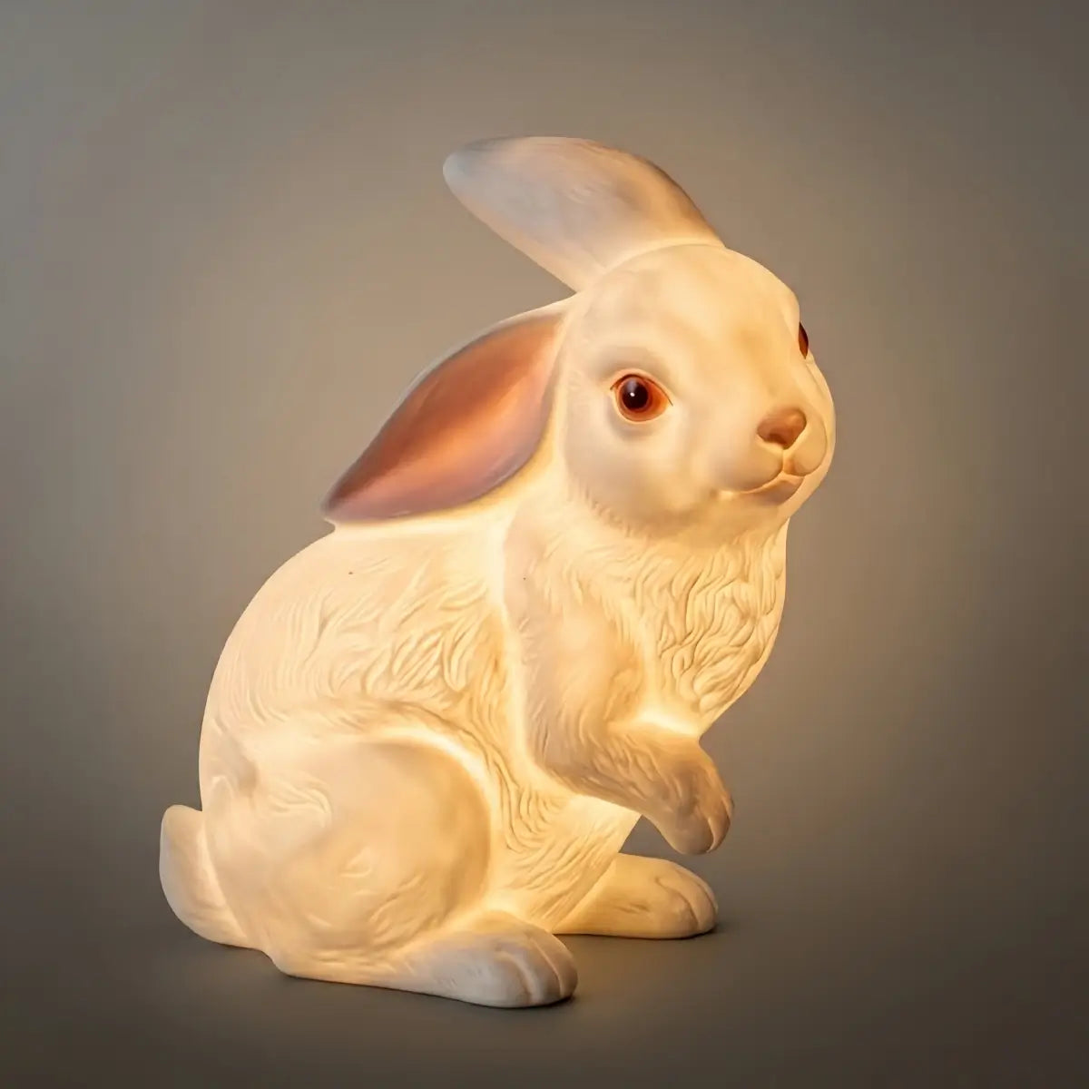 Antizer Garden Resin Bunny Lawn Lamp