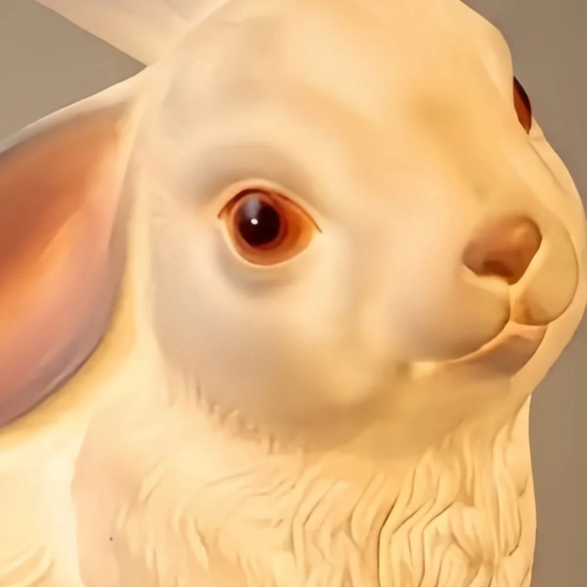 Antizer Garden Resin Bunny Lawn Lamp