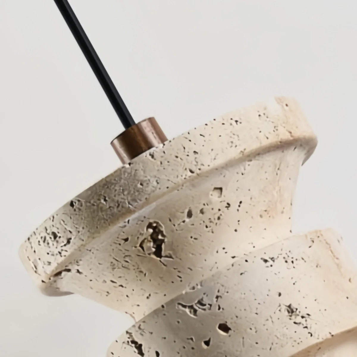 Antizer Modern Yellow Travertine Pendant Light