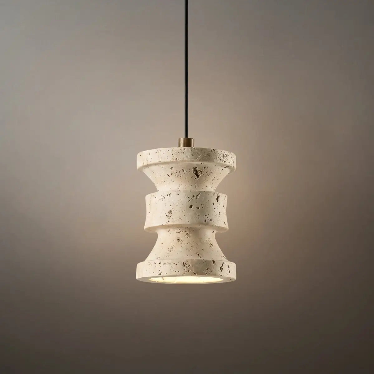 Antizer Modern Yellow Travertine Pendant Light