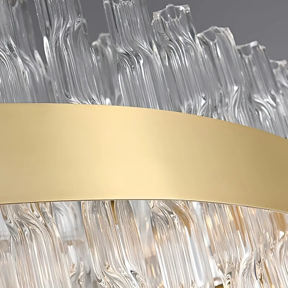 Antizer Luxury Rectangular Crystal Chandelier