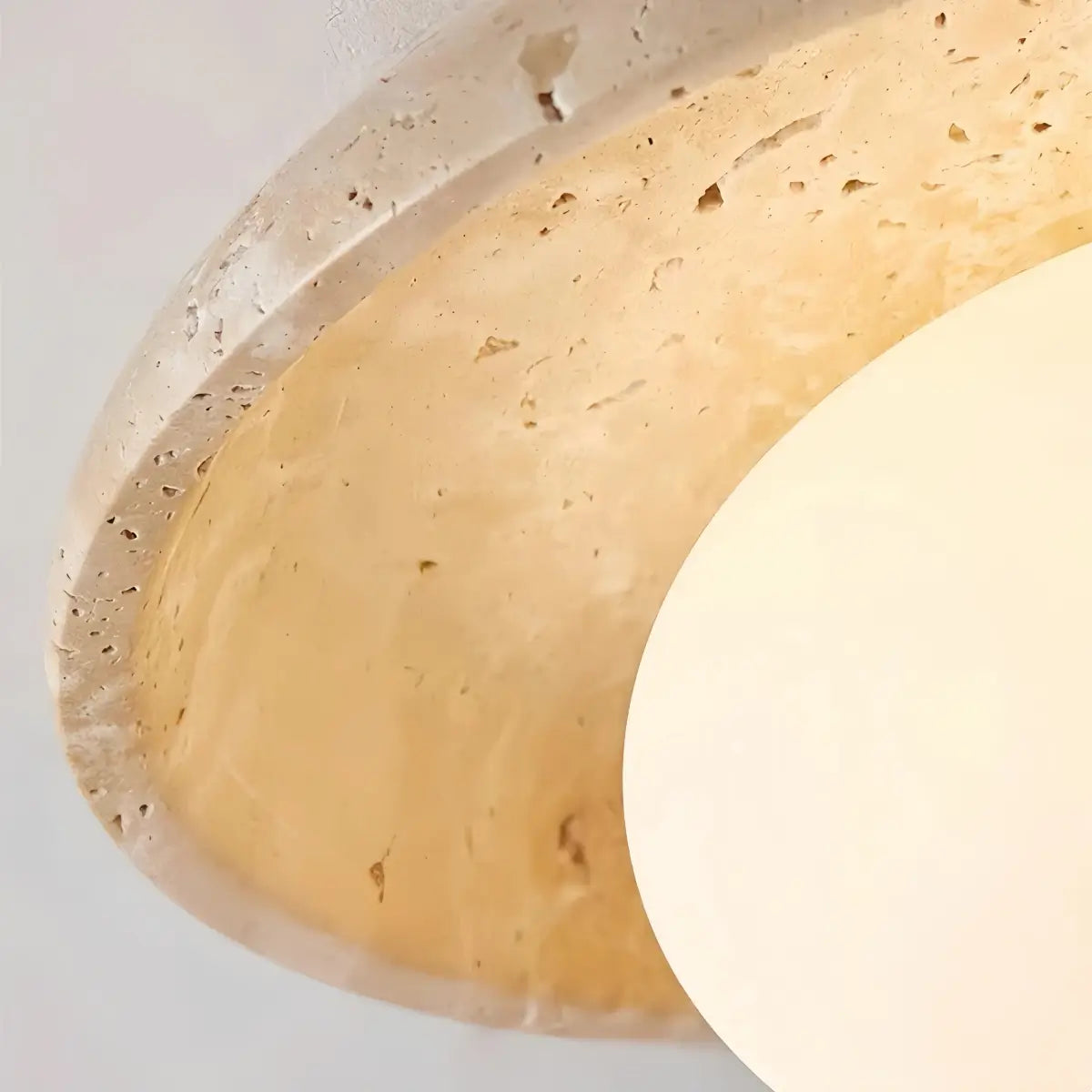 Antizer Modern Natural Travertine Ceiling Light