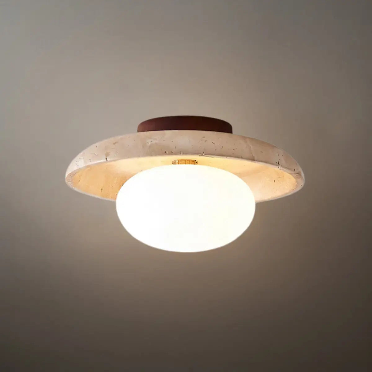 Antizer Modern Natural Travertine Ceiling Light