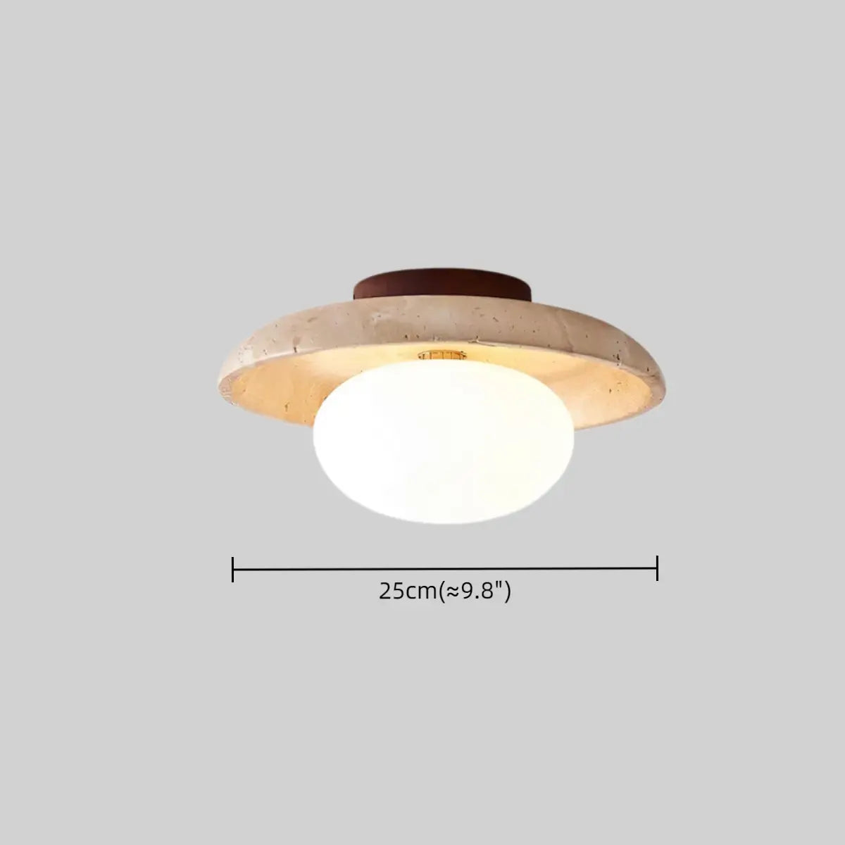 Antizer Modern Natural Travertine Ceiling Light