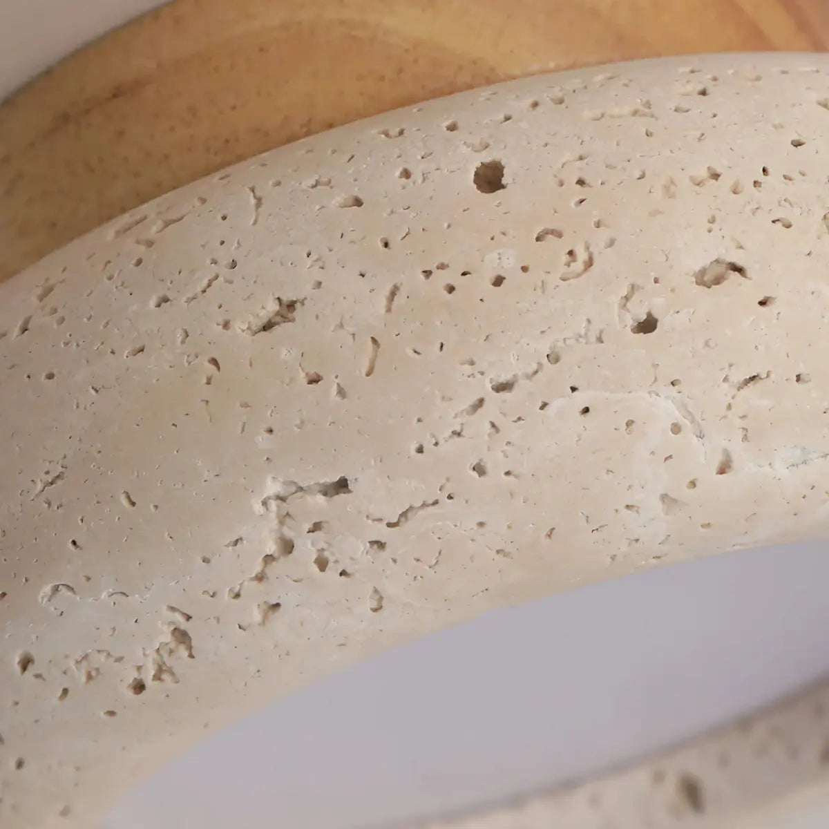 Antizer Japanese Style Travertine Ceiling Light