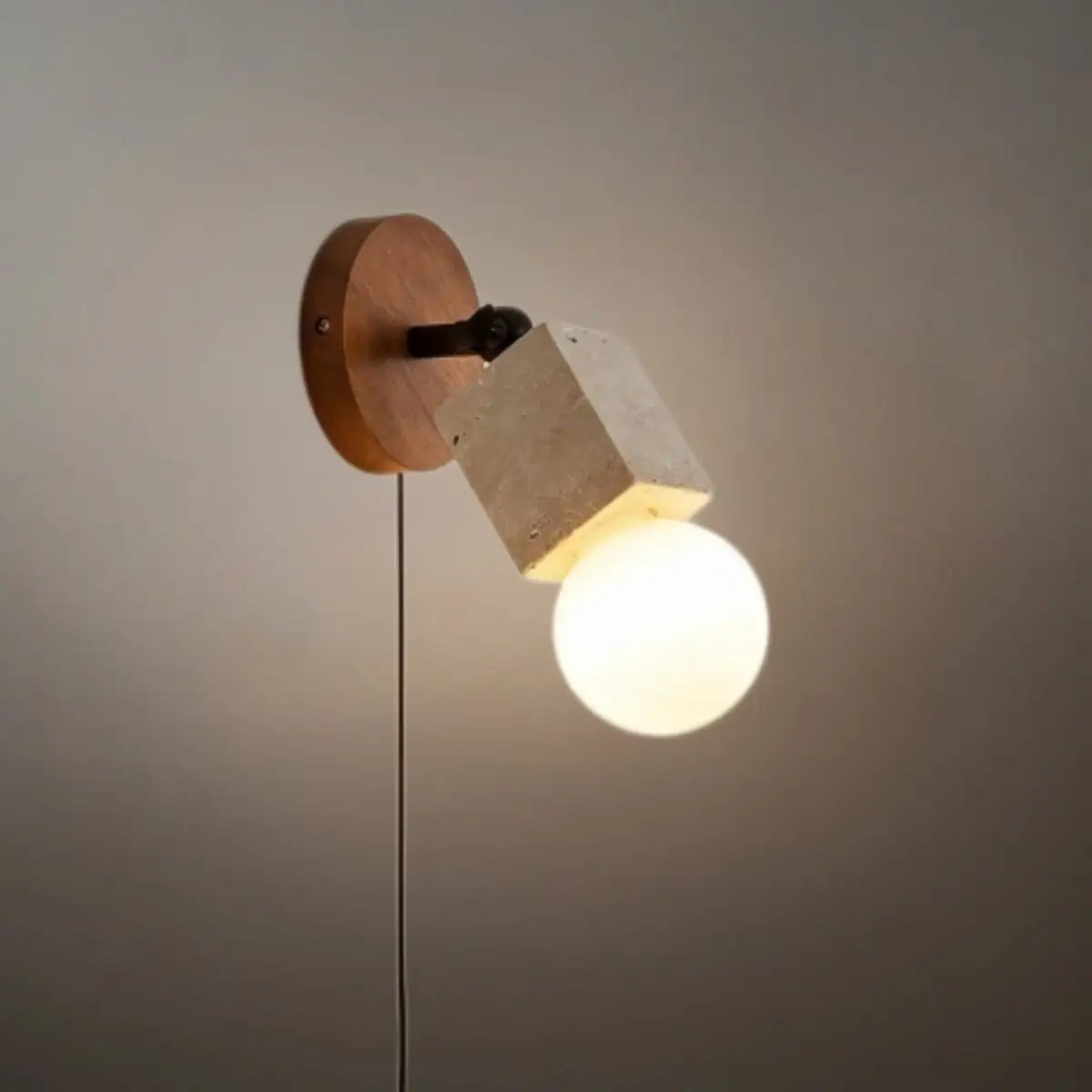 Strata Natural Travertine Pendant Light