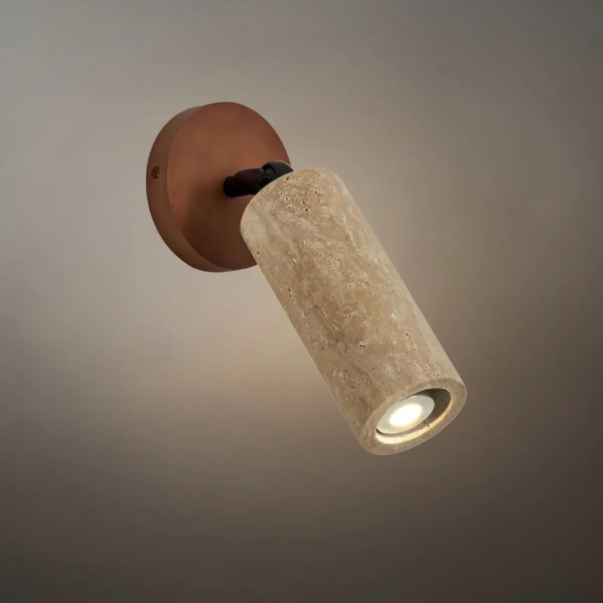 Strata Natural Travertine Pendant Light