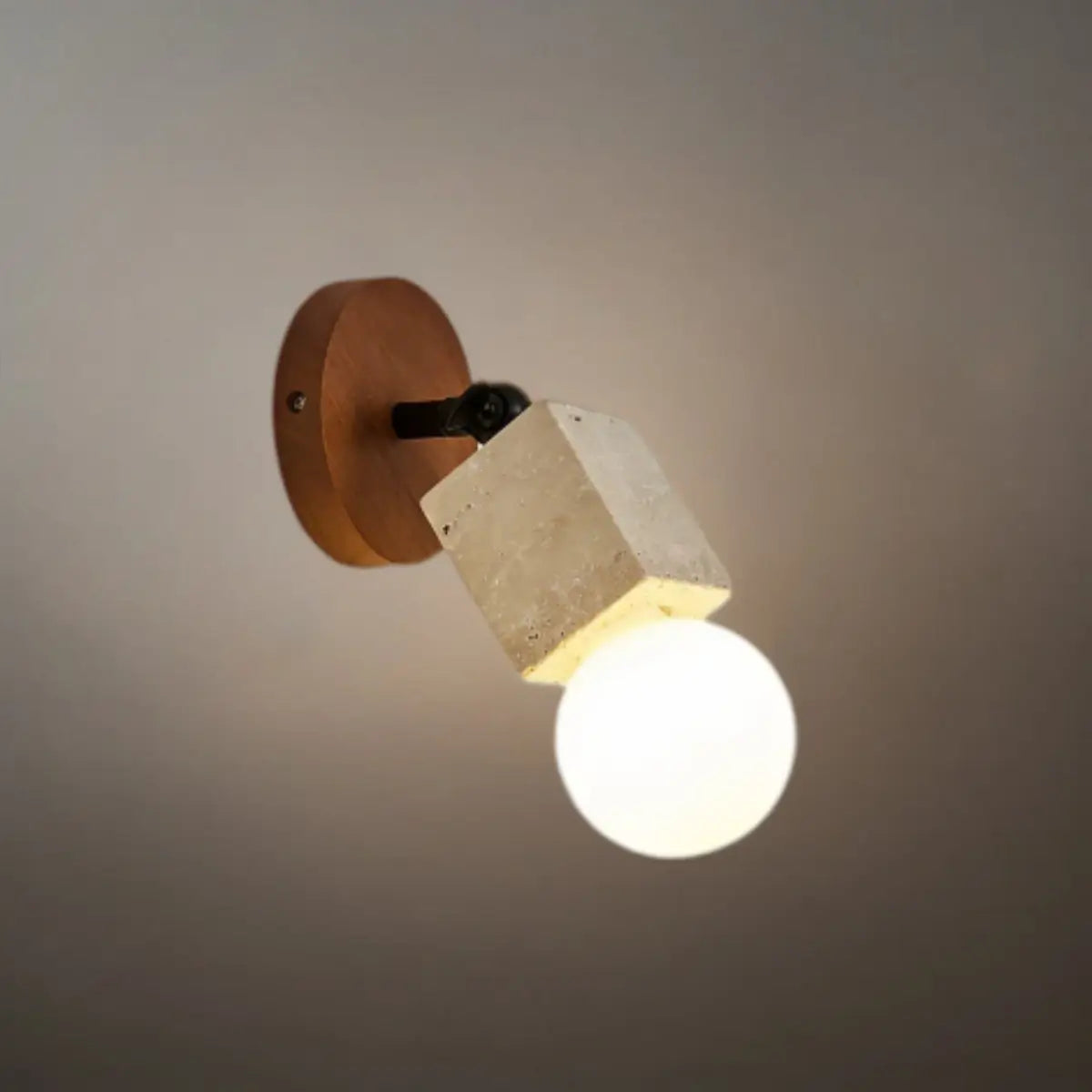 Strata Natural Travertine Pendant Light
