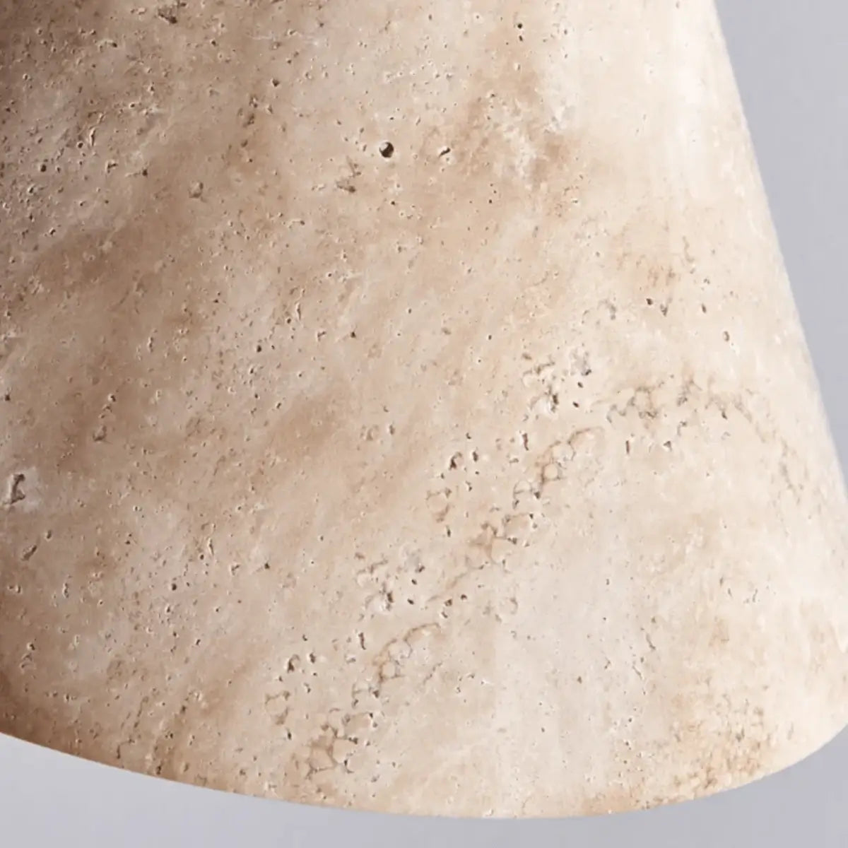 Antizer Conical Travertine Pendant Light