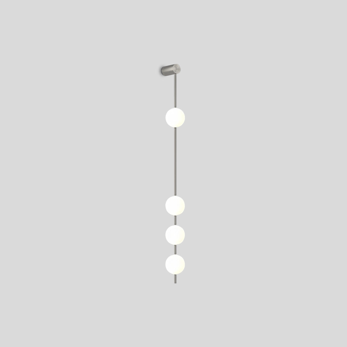 Antizer Vertical Balls Wall Lamp for Corridor Nickel 4 Lights Warm Light