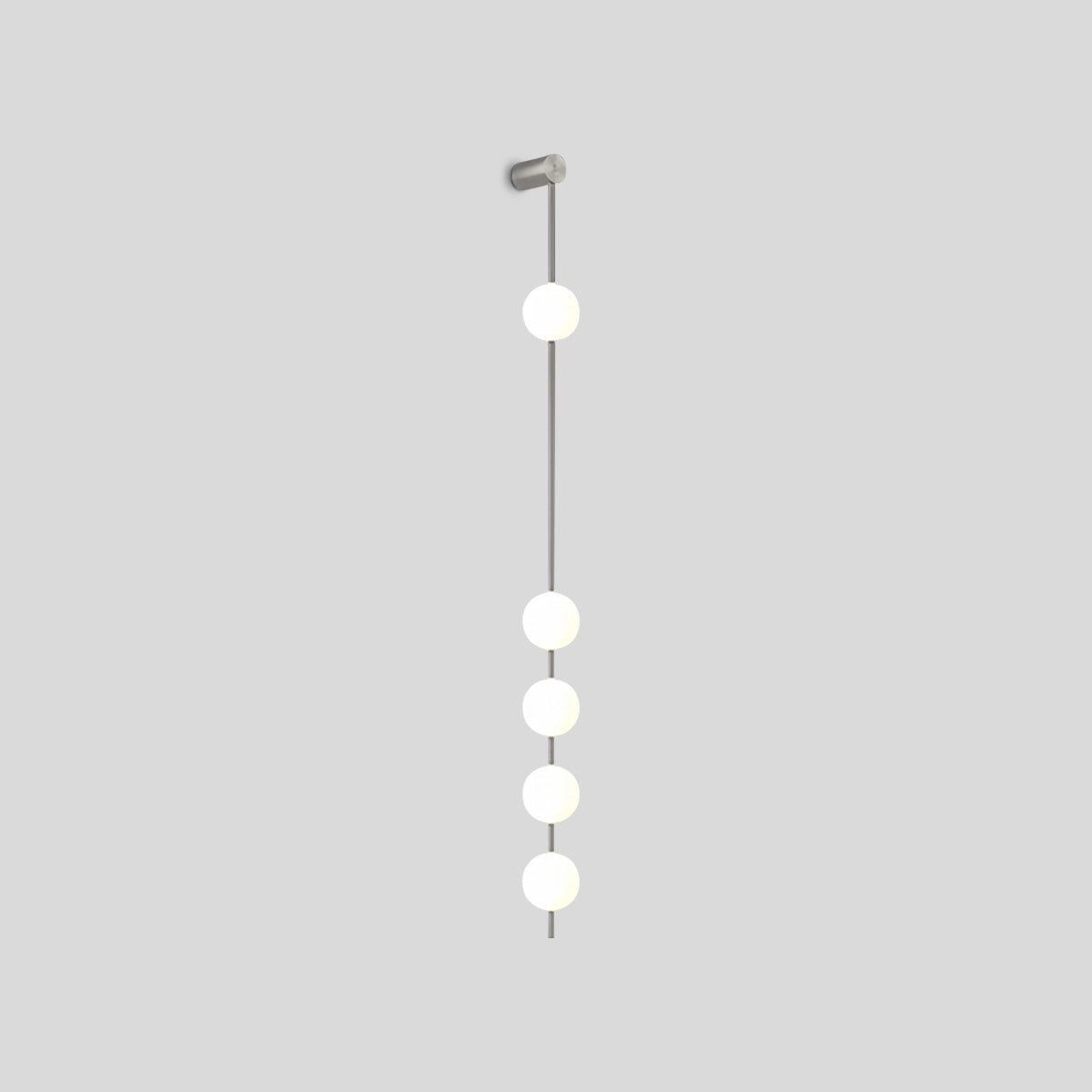Antizer Vertical Balls Wall Lamp for Corridor Nickel 5 Lights Warm Light