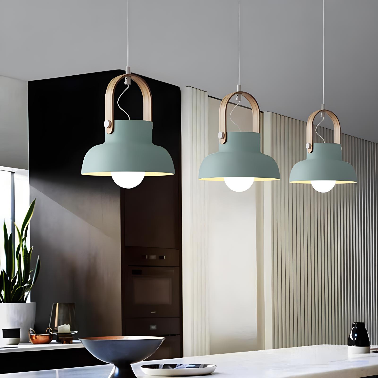 Antizer Nordic Macaron Pendant Light for Dining Room Kitchen